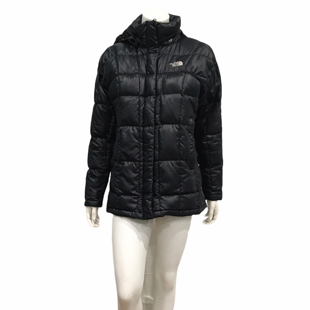 The North Face Womans Black Hooded Puffer Jacket